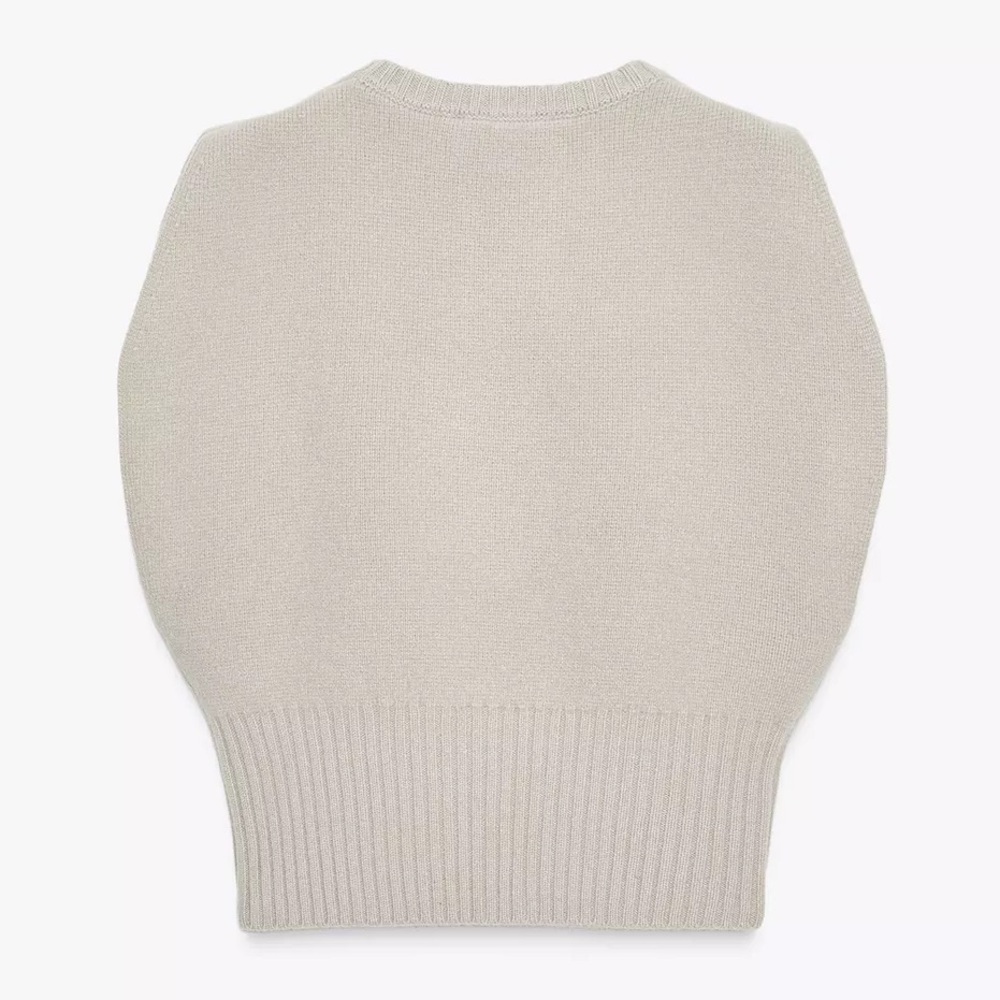 ZARA 100% WOOL SLEEVELESS VEST - Picture 5 of 8